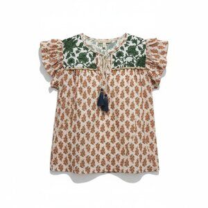THML Boho Floral Tassel Top | Size XS‎